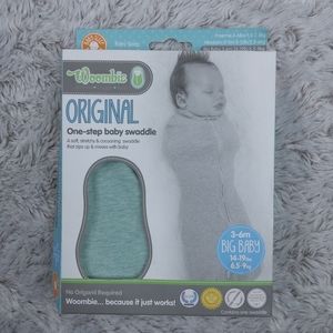 Woombie Original Cocooning Swaddle By Baby Sleep Necessity 14-19lbs Big Baby